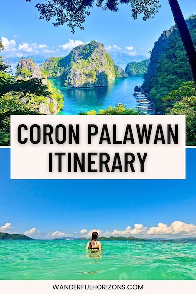 Pinterest Pin - Coron Palawan Itinerary