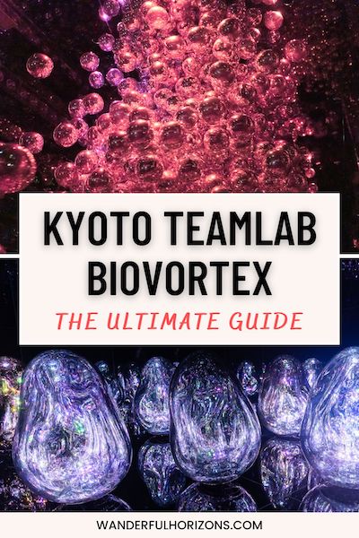 Pinterest Pin: Kyoto teamLab Biovortex - The Ultimate Guide