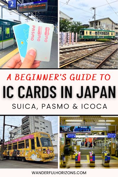 Pinterest Pin: A Beginner's Guide to IC Cards in Japan - Suica, Pasmo & ICOCA