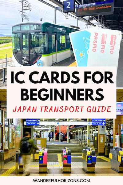 Pinterest Pin: IC Cards for Beginners - Japan Transport Guide