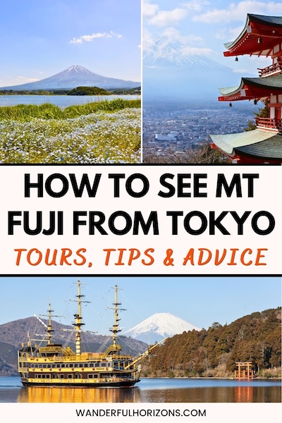 Pinterst Pin: How to See Mt Fuji From Tokyo - Tours, Tips & Advice