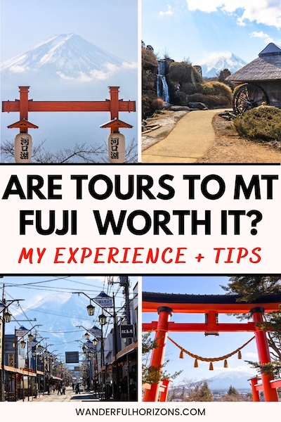 Pinterest Pin: Are Tours to Mt Fuji Worth It? My Experience + Tips